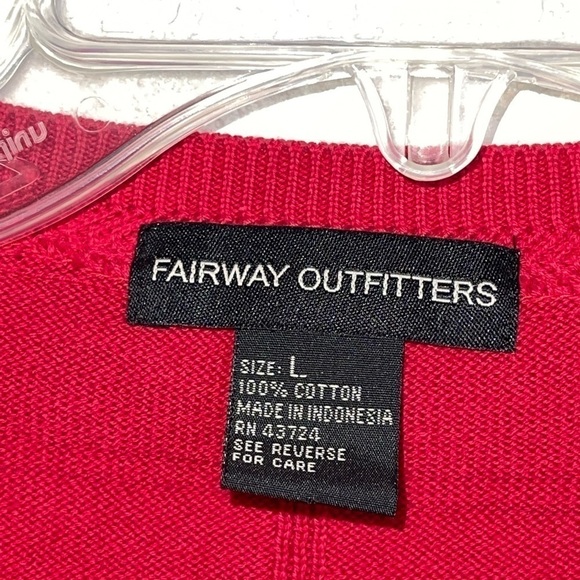 Fairway Outfitters Cotton Golf Vest. Size Large - Picture 6 of 7